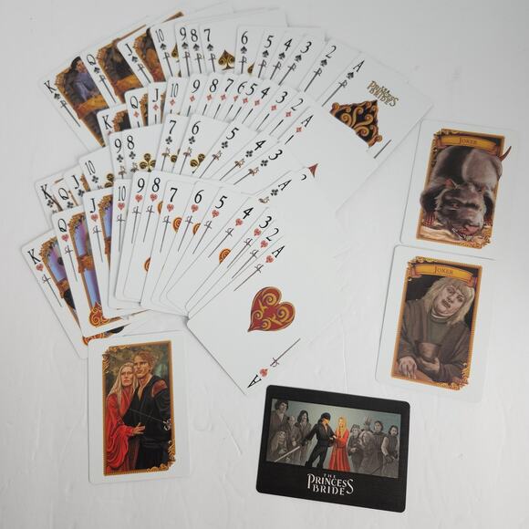 The Princess Bride Playing Cards 2014 Albino Dragon Poker Cards Game Night - Picture 4 of 6